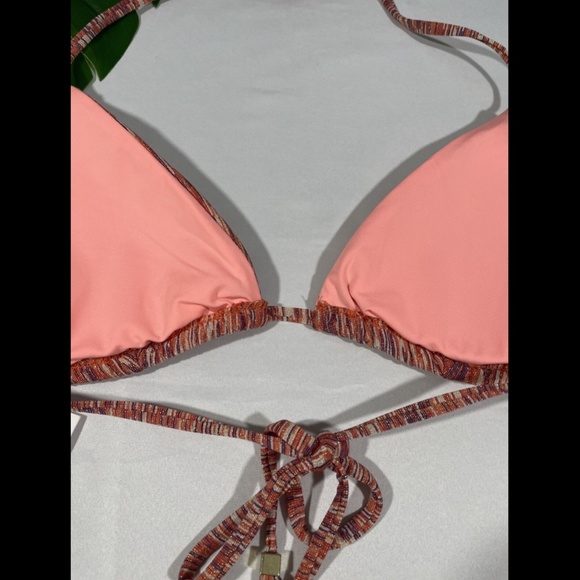 NWT Becca [ Medium ] Sundance‎ Metallic Sliding Triangle Bikini Top - Picture 9 of 11